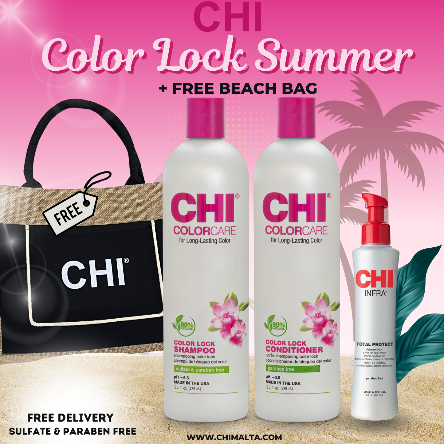 CHI Color Care + Free Beach Bag