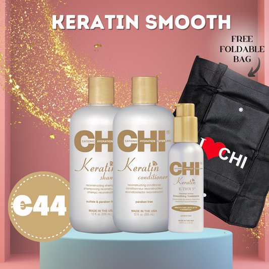 CHI So Keratin Smooth + Free Bag