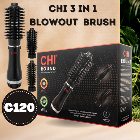 Chi 3 in 1 Round Blowout Brush