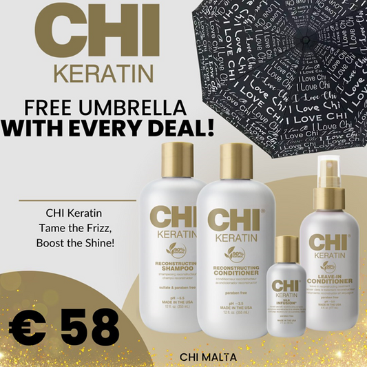 CHI Keratin 4 Products + Free Umbrella