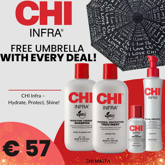 CHI Infra Treatment 4 Product + Free Umbrella