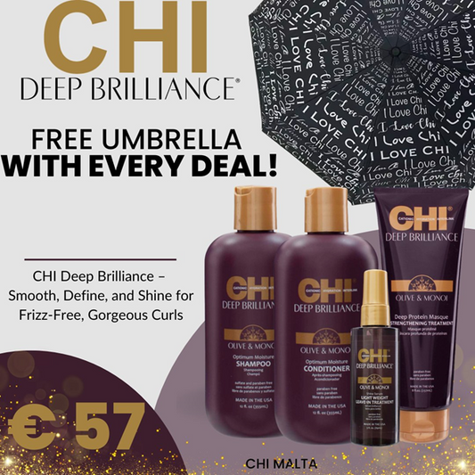 CHI Deep Brilliance 4 Products + Free Umbrella