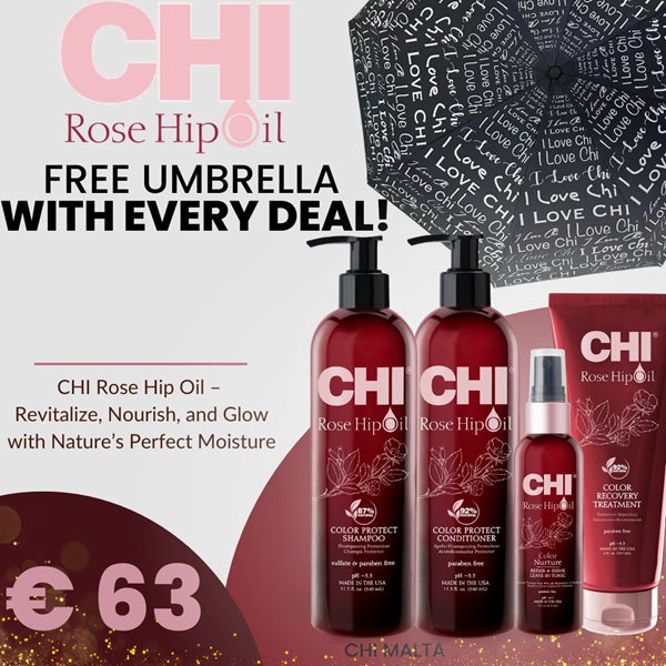 CHI Rose Hip 4 Products + Free Umbrella