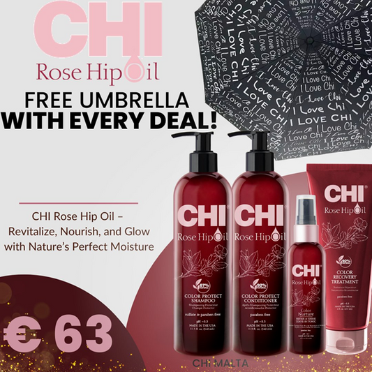 CHI Rose Hip 4 Products + Free Umbrella