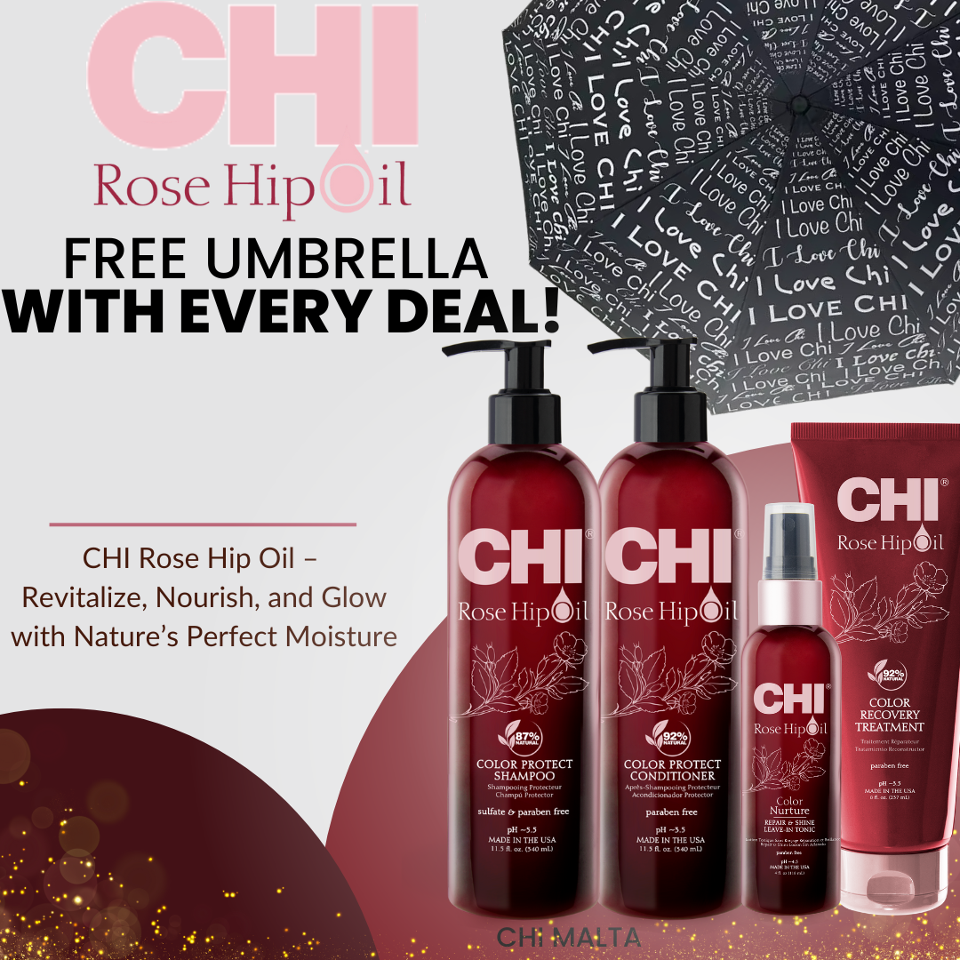 CHI Rose Hip 4 Products + Free Umbrella