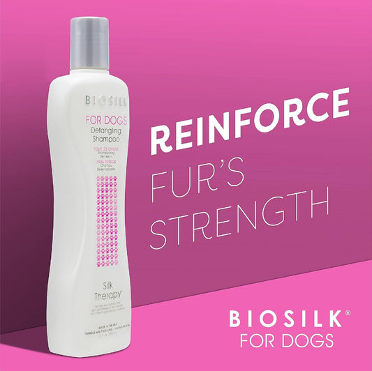 BIO SILK PETS DETANGLING SHAMPOO 355ML