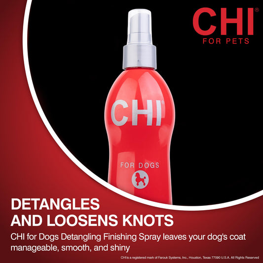 CHI PETS DOGS DETANGLING FINISHING 296ML