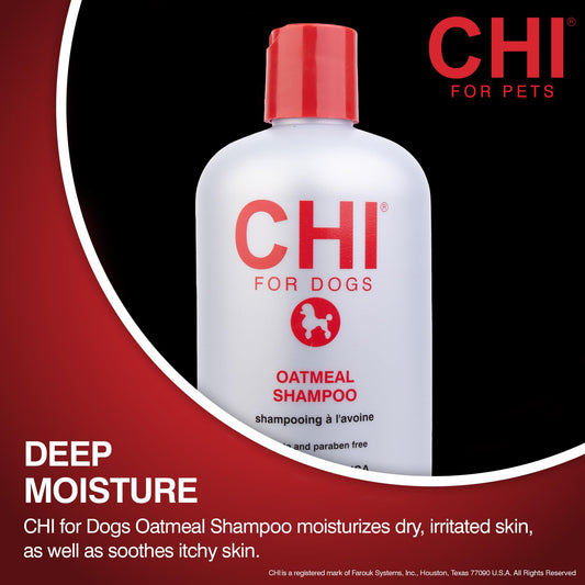CHI PETS OATMEAL SHAMPOO FOR DOGS 473ML
