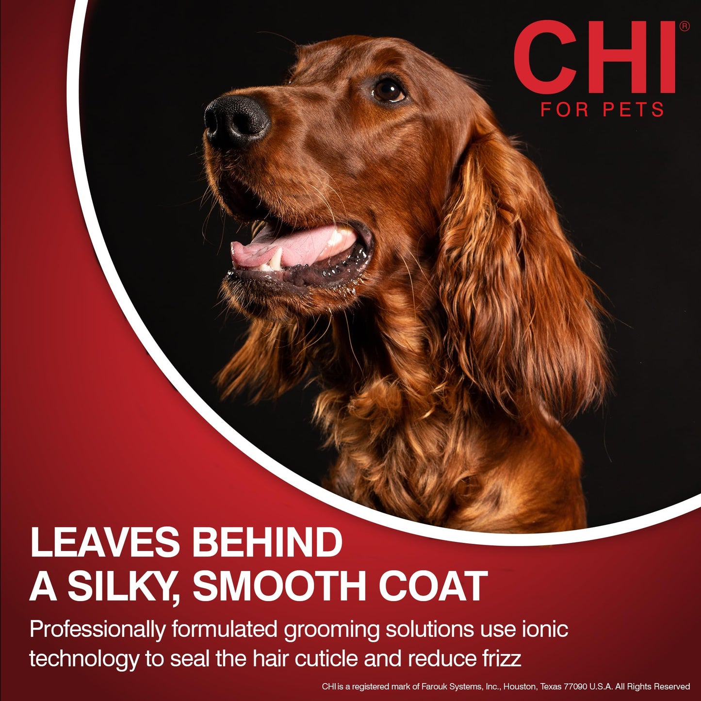 CHI PETS FOR DOGS ROSE HIP OIL MOISTURIZING WATERLESS BATH SPRAY ( DOGS )