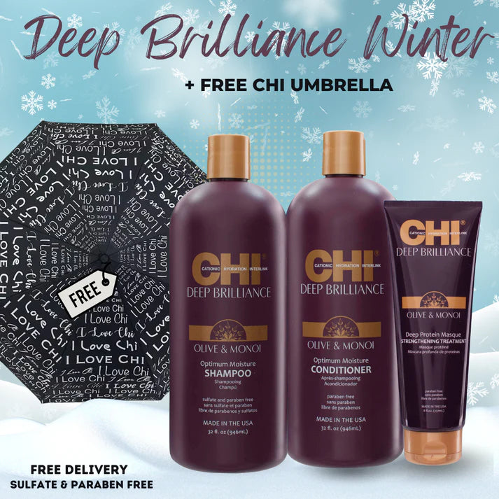 CHI Deep Brilliance Winter Trio + Umbrella