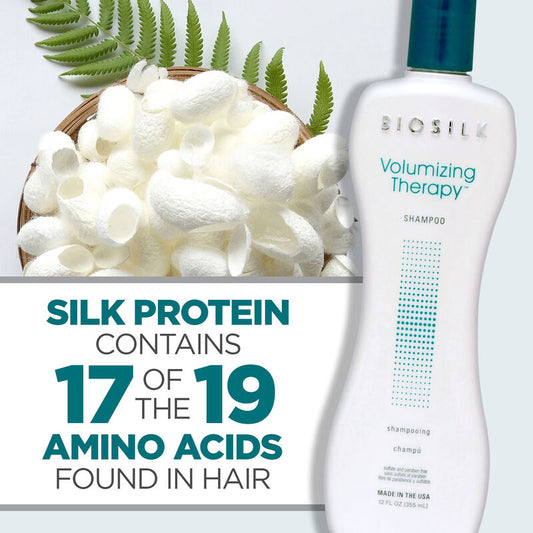 BIOSILK VOLUMIZING THERAPY SHAMPOO 355ML