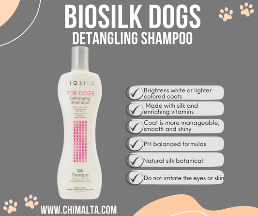 BIO SILK PETS DETANGLING SHAMPOO 355ML