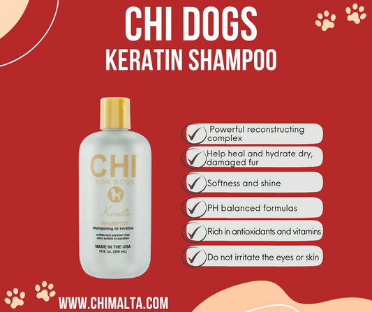01CHI KERATIN PETS SHAMPOO 355ml