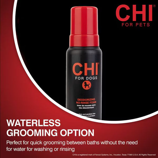 CHI PETS CAT DEODORIZING WATERLESS FOAM WASH