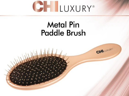 LUXURY METAL BRISTLE PADDLE BRUSH