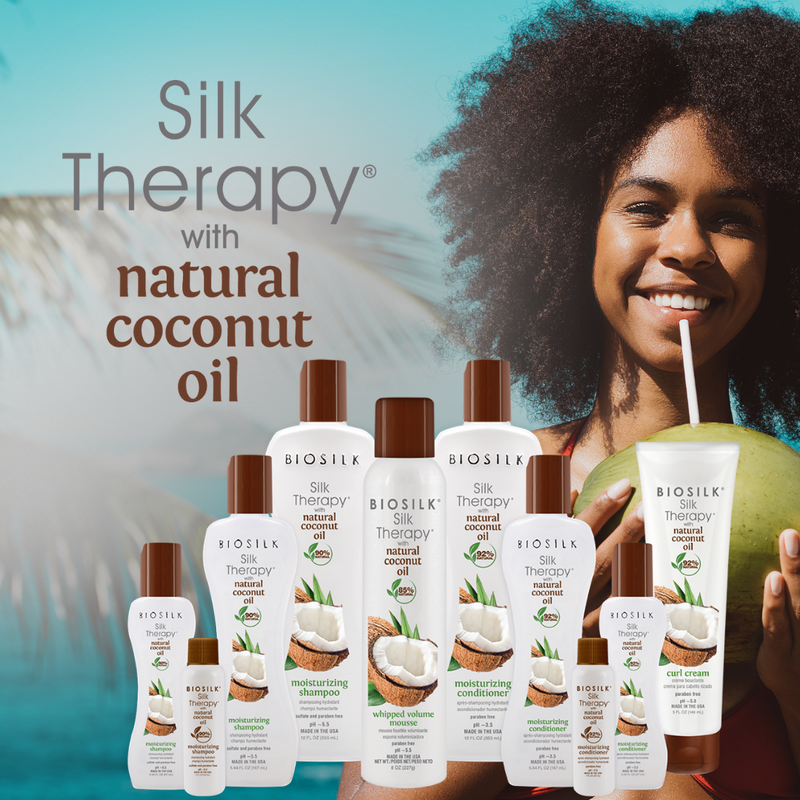 Biosilk Silk Therapy with Natural Coconut Oil