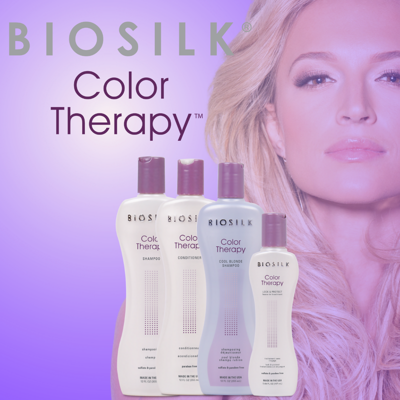 This file is about Biosilk Color Therapy, a fun, silky-smooth haircare line made to pamper color-treated hair—protecting your shade, boosting shine, and keeping every strand vibrant and happy.