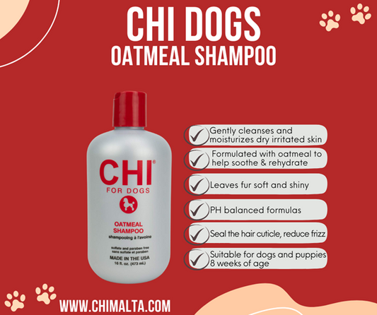 CHI Pets Oatmeal Shampoo For Dogs 473Ml
