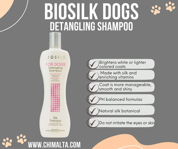 Biosilk Pets Detangling Shampoo 355Ml for dogs