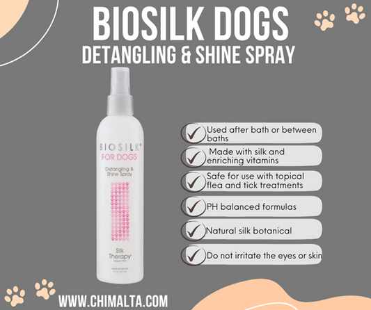 Biosilk Pets Detangling & Shine Spray 237ml for dogs