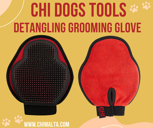 CHI Pets Detangling Dog Grooming Glove for Dogs