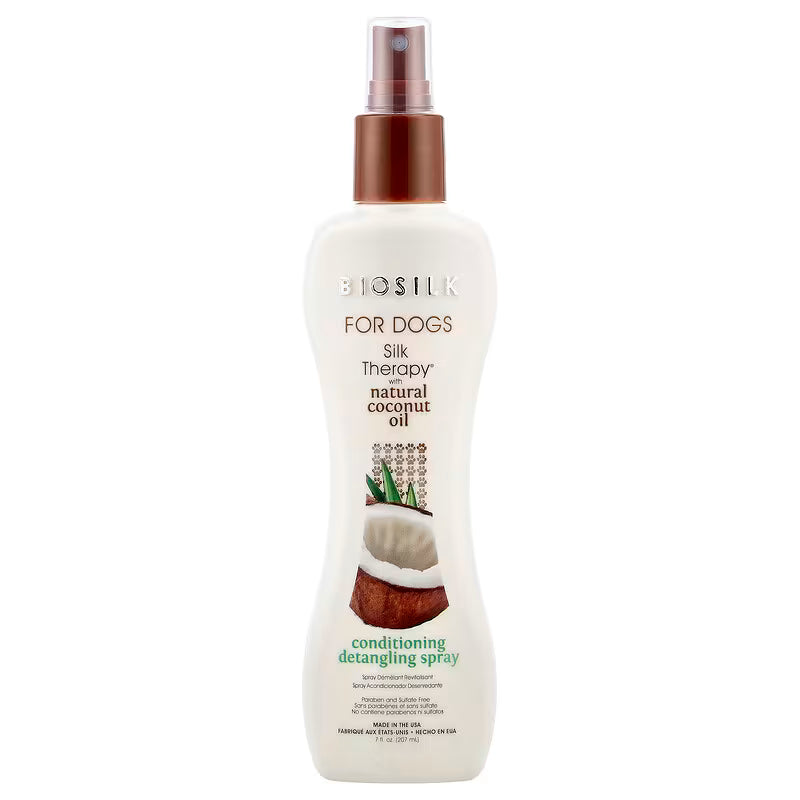 BioSilk Silk Therapy Coconut Oil Conditioning Detangling Spray 207ml