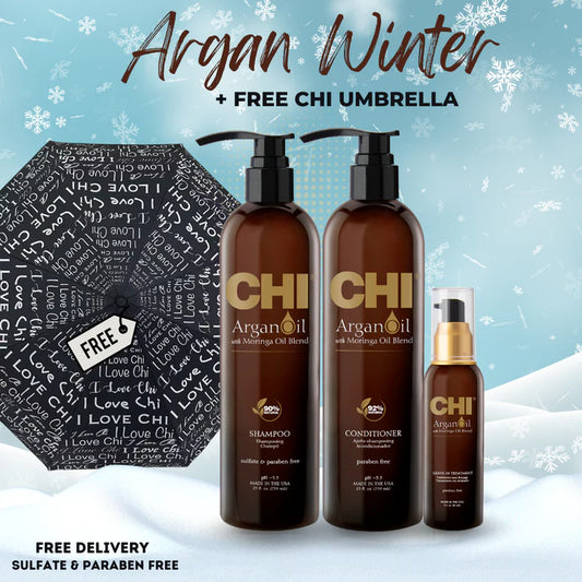 Argan Oil Winter Trio + Free Umbrella