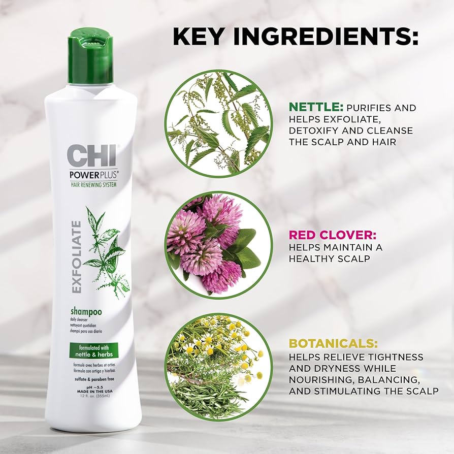 CHI Power Plus Exfoliate Shampoo 355 ml