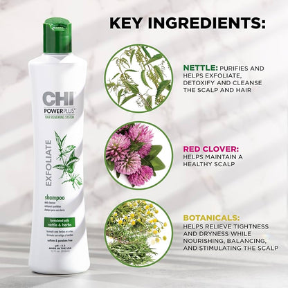CHI Power Plus Exfoliate Shampoo 355 ml