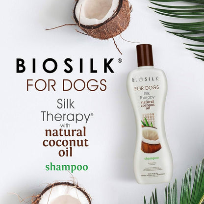 Biosilk Pets Coconut Oil Shampoo 355ml for dogs