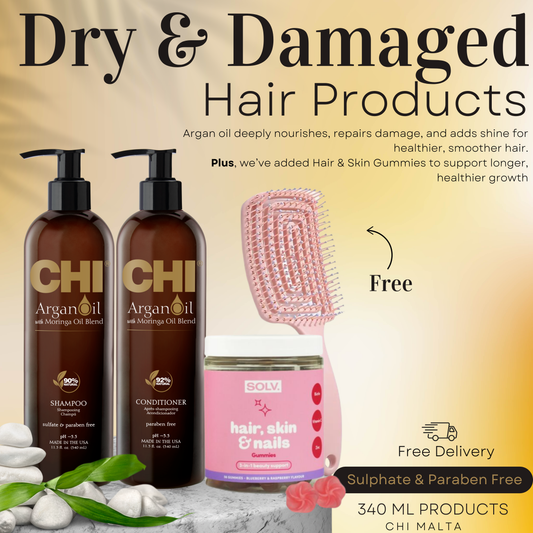 Argan Oil Set Solv + Free Brush