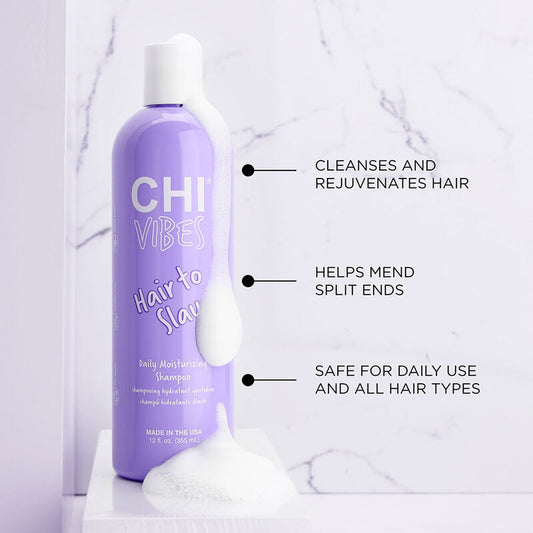 CHI VIBES HAIR TO SLAY DAILY MOISTUZING SHAMPOO