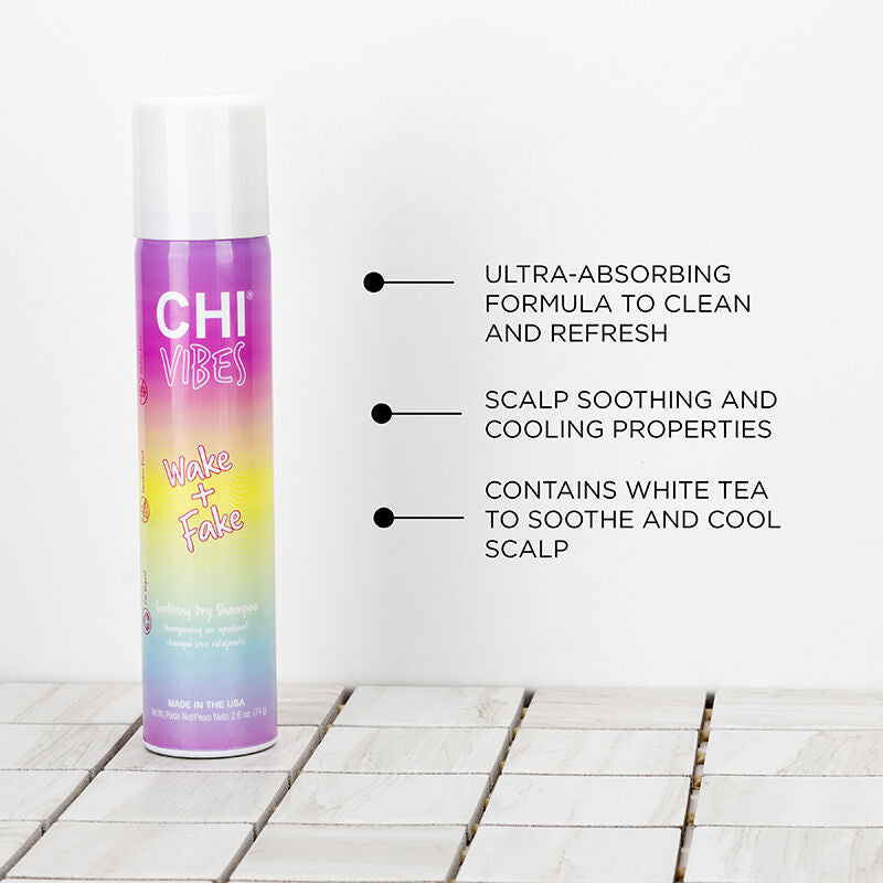 CHI VIBES - WAKE + FAKE DRY SHAMPOO 150ML