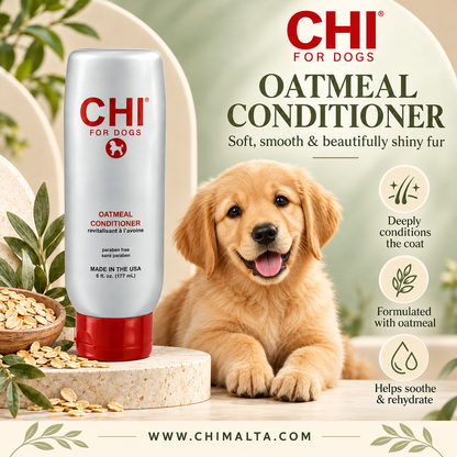 CHI Pets Oatmeal Conditioner 177ml For Dogs