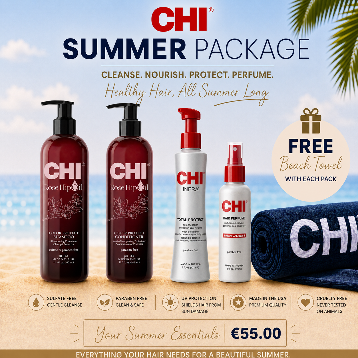 CHI Rose Hip Summer Package
