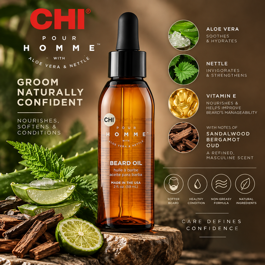 CHI POUR HOMME - BEARD OIL  2 OZ