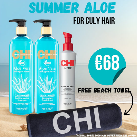 01-CHI SUMMER ALOE VERA + BEACH TOWEL