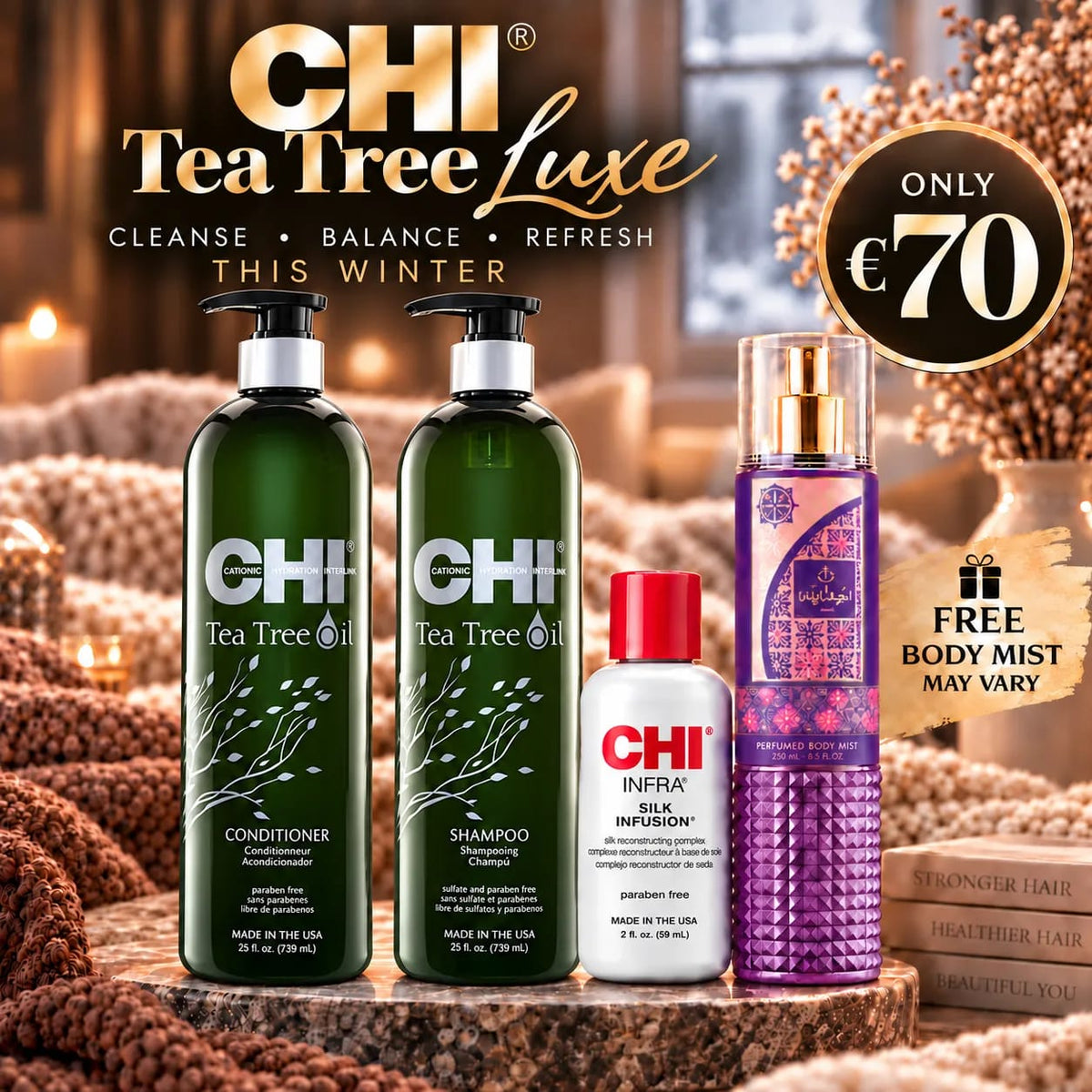 CHI Tea Tree LUXE Hair Set